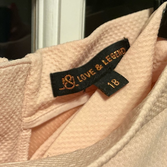 Romantic pink skirt w zipper at back. Worn/washed a few times. Great condition - Picture 4 of 4